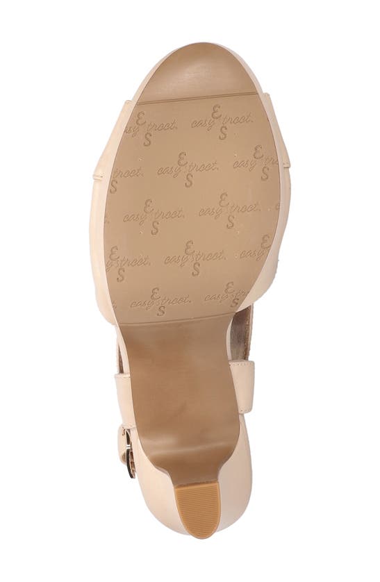 Shop Easy Street Christy Sandal In Nude