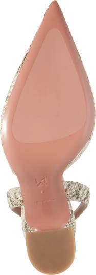 Holli Snakeskin Embossed Slingback Pump