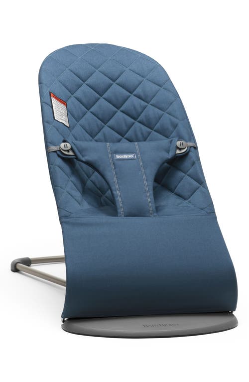 BabyBjörn Bouncer Bliss Convertible Quilted Baby Bouncer in Midnight Blue at Nordstrom