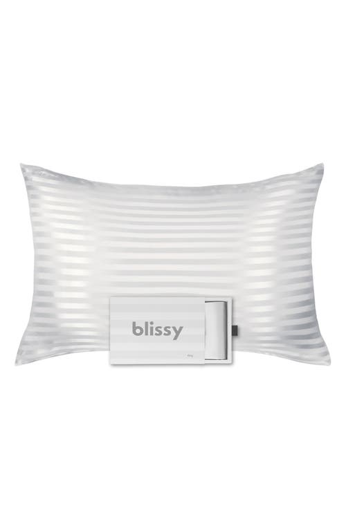 Blissy Mulberry Silk Pillowcase In White