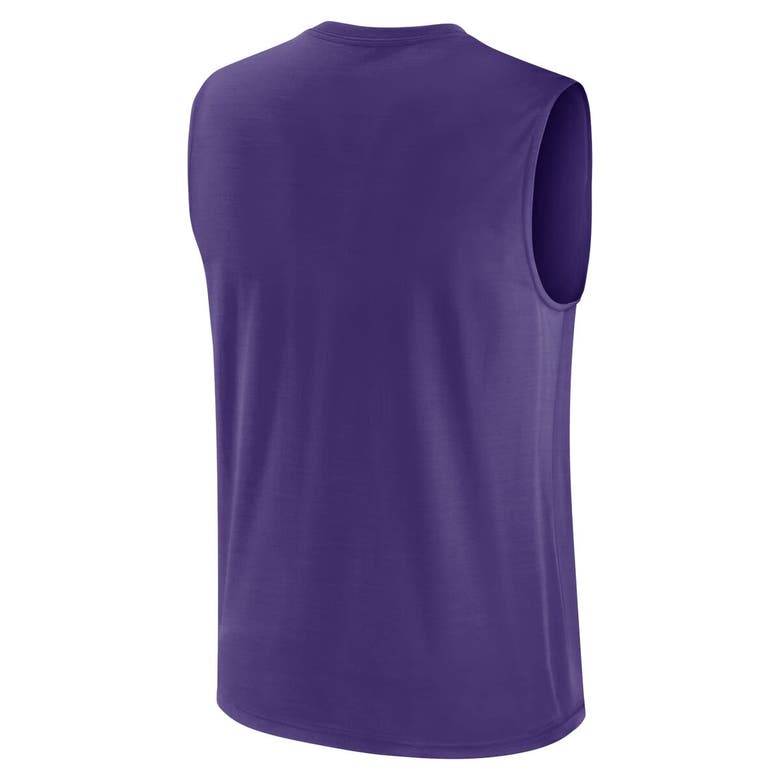 Shop Nike Purple Minnesota Vikings Muscle Tank Top