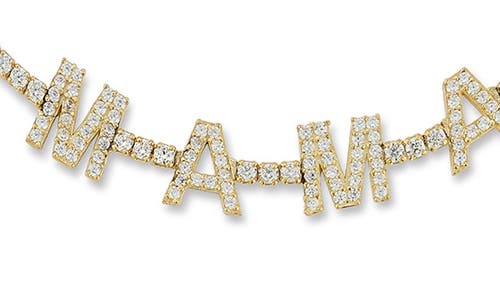 Sphera Milano Cz Mama Chain Bracelet In Gold
