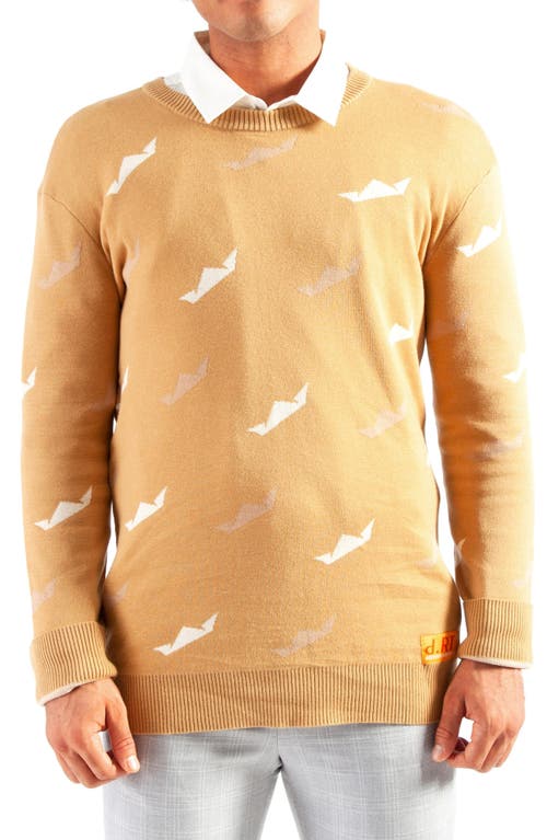 D.RT D. RT Royal Sweater in Camel