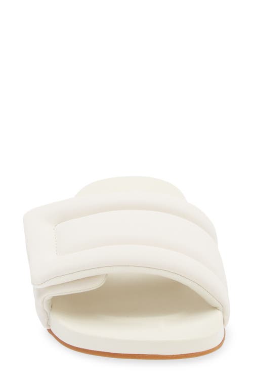 Shop Olukai Sunbeam Slide Sandal In Off White/off White