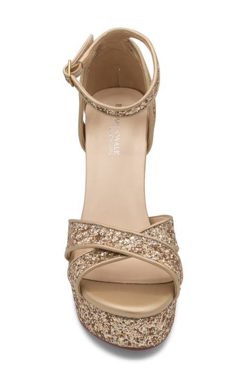 Touch Ups Jemma Ankle Strap Platform Sandal In Champagne