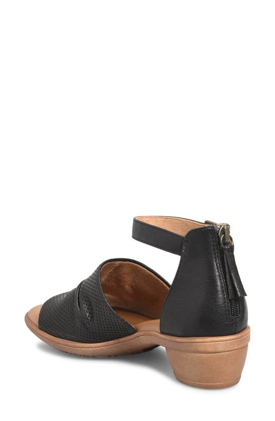 Comfortiva Newnan Ankle Strap Sandal In Black