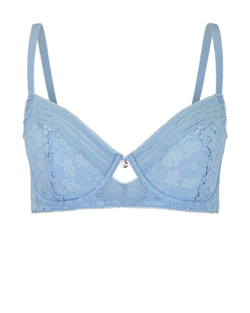 Adore Me Nolie Unlined Demi Bra In Medium Blue