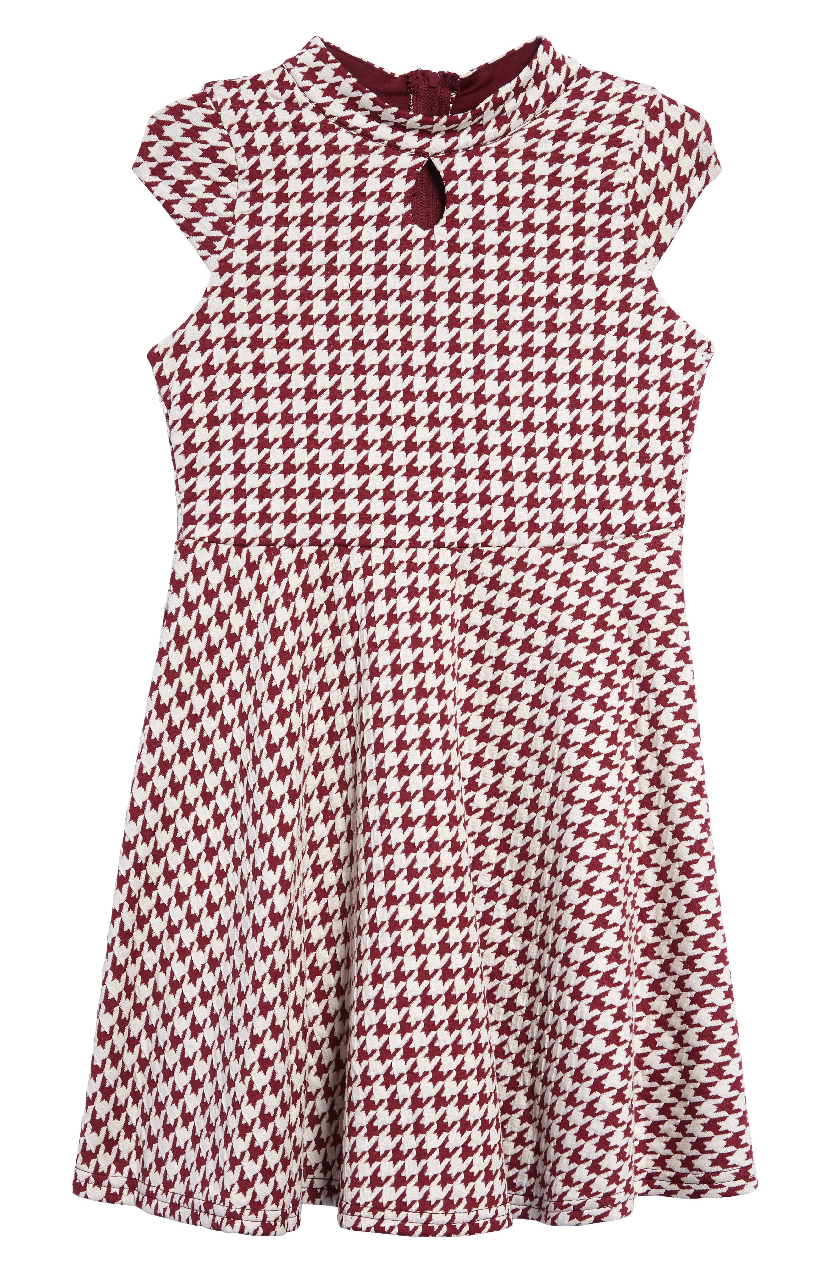 houndstooth skater dress