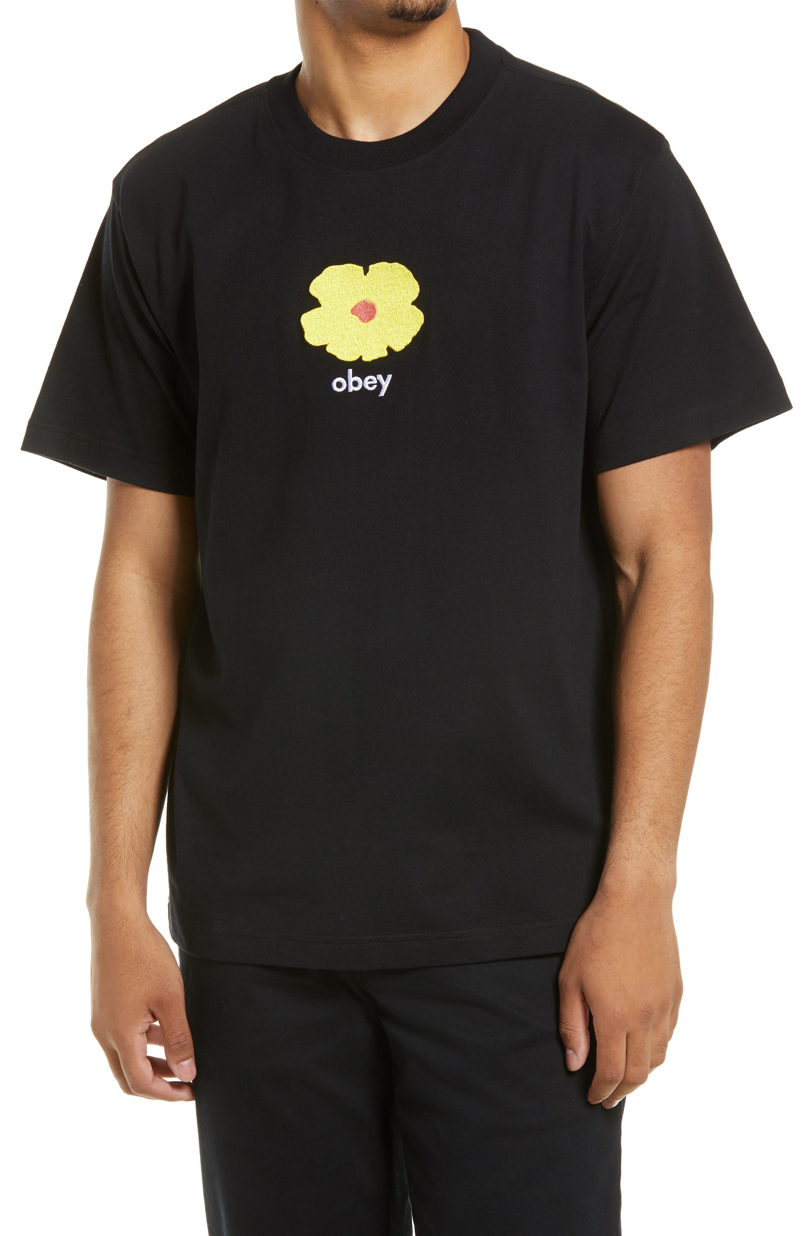 obey flower shirt