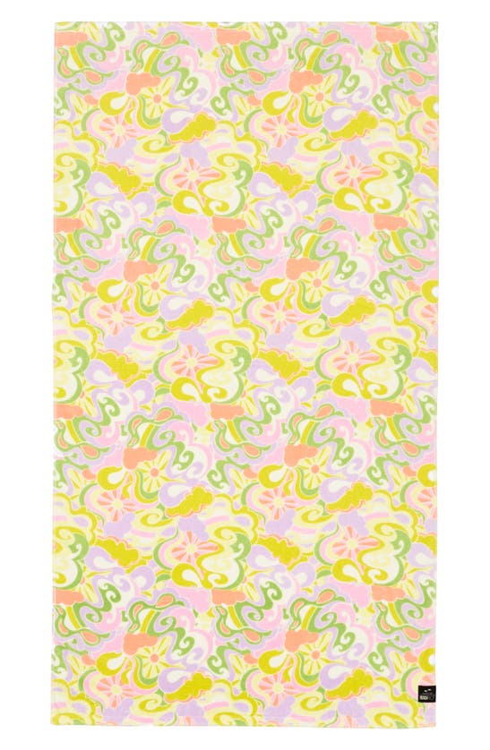 Slowtide Psychedelic Sunshine Beach Towel In Multi