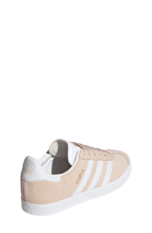 Shop Adidas Originals Adidas Kids' Gazelle Low Top Sneaker In Pink Tint/white