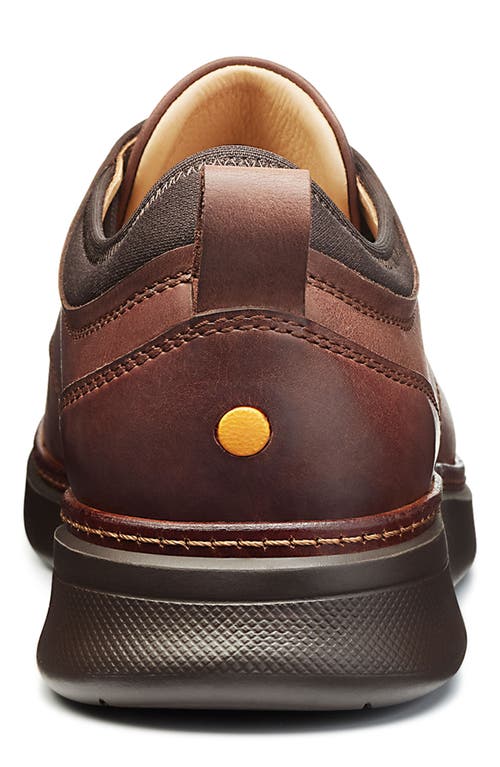 Shop Samuel Hubbard Rafael Plain Toe Derby In Chesnut Leather