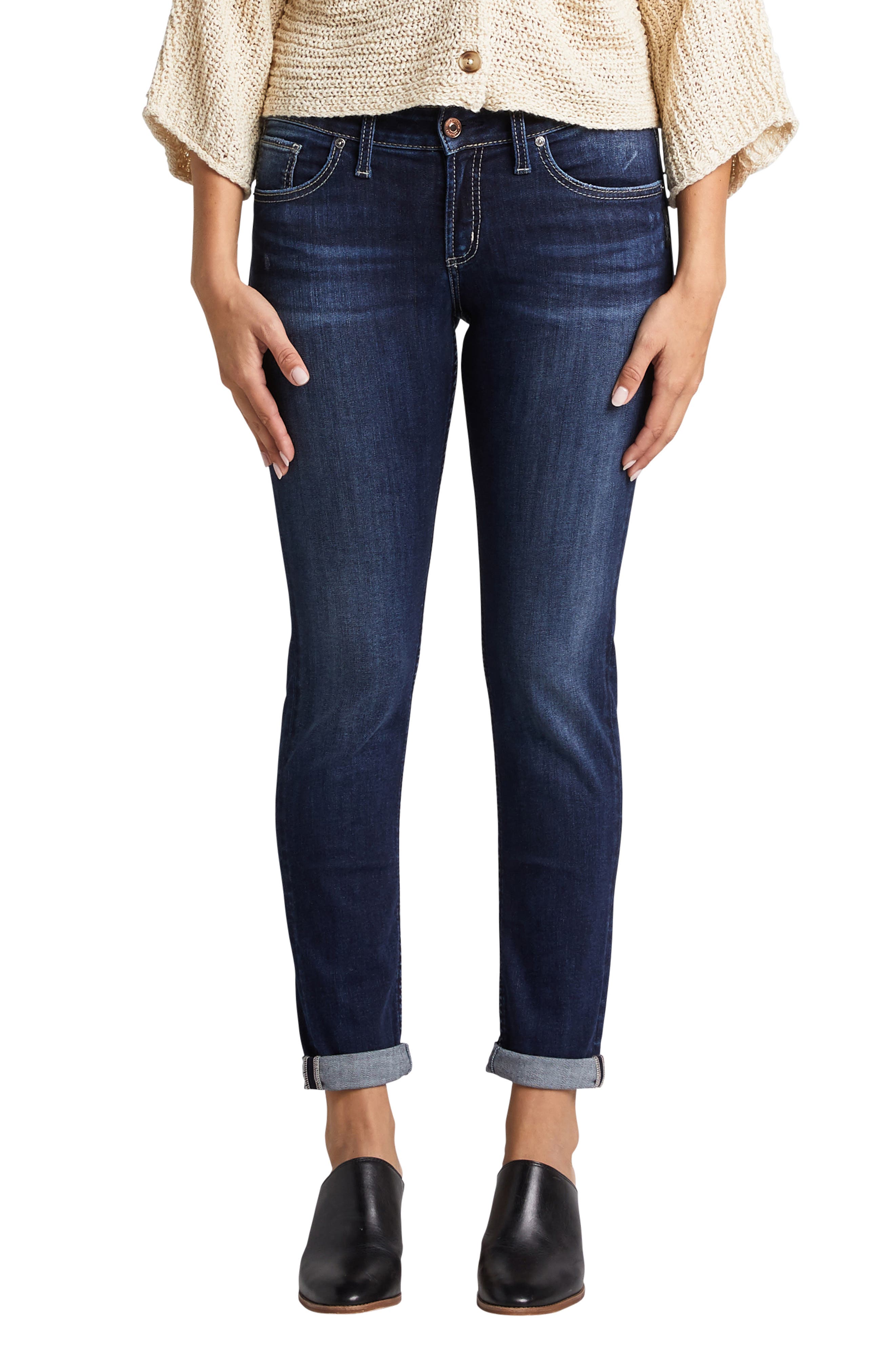 women's silver jeans outlet