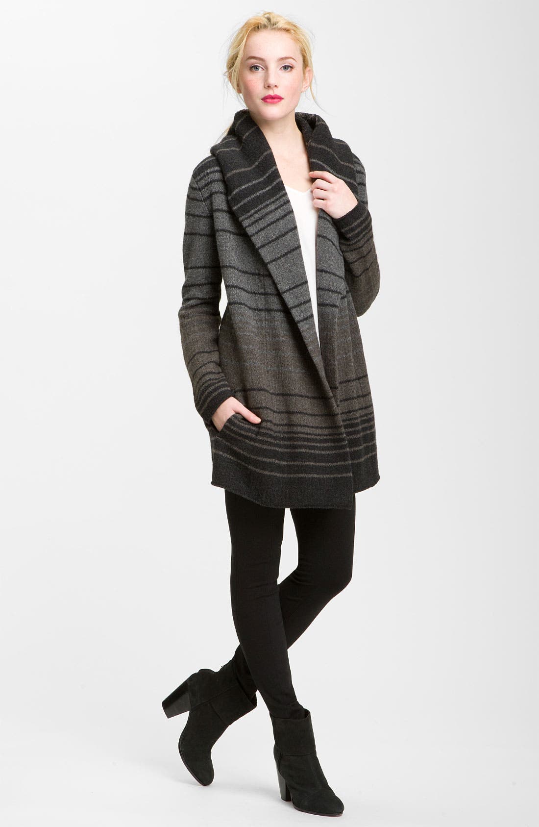 Vince Stripe Blanket Sweater Nordstrom