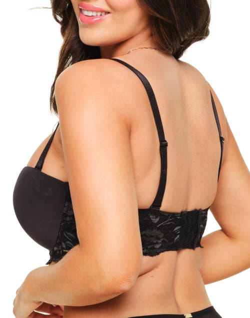 Shop Adore Me Lyza Push Up Balconette Bra In Black