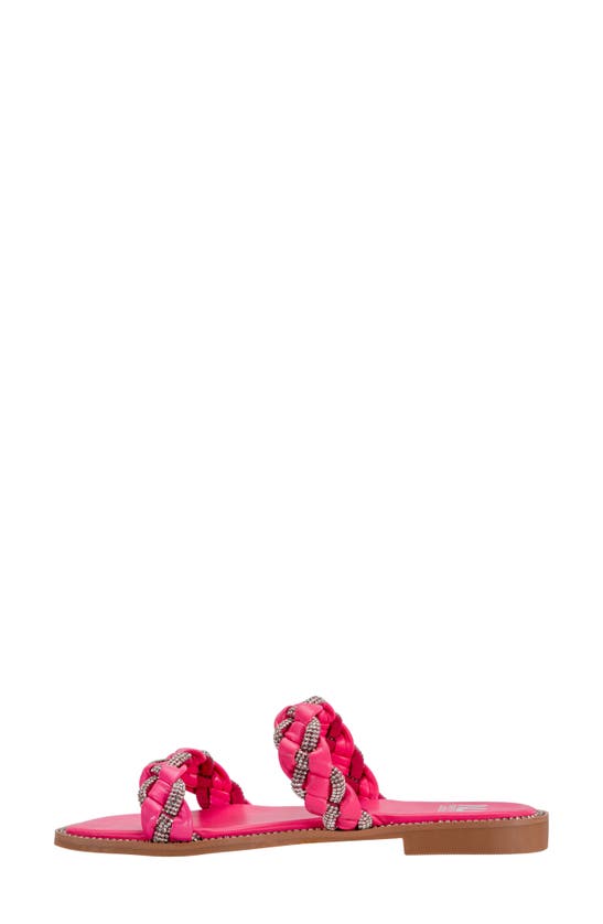Lady Couture Sunny Embellished Slide Sandal In Fuchsia
