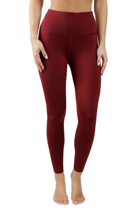 High-Waisted Cropped Ruched Leggings for Women
