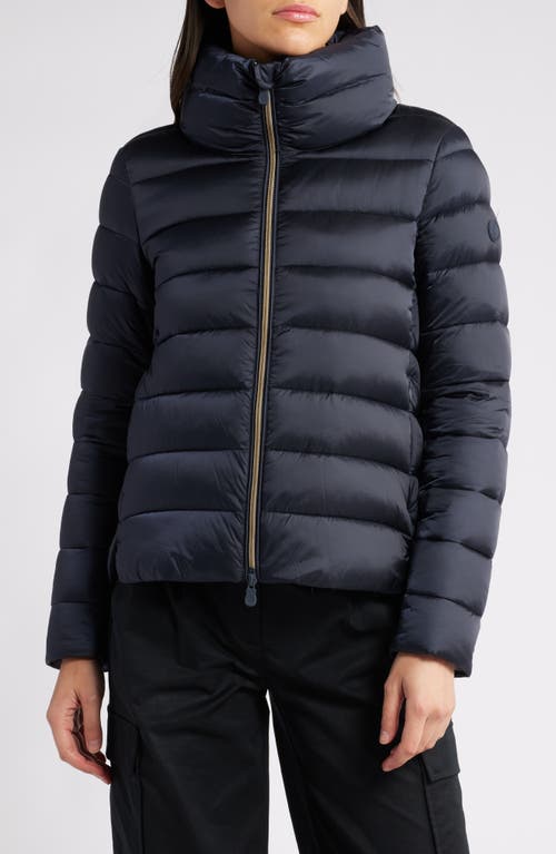 Shop Save The Duck Elsie Water & Wind Repellent Puffer Jacket In Blue Black