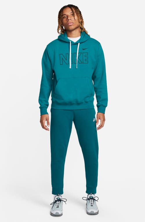 Shop Nike Sportswear Club Fleece Hoodie In Geode Teal/black