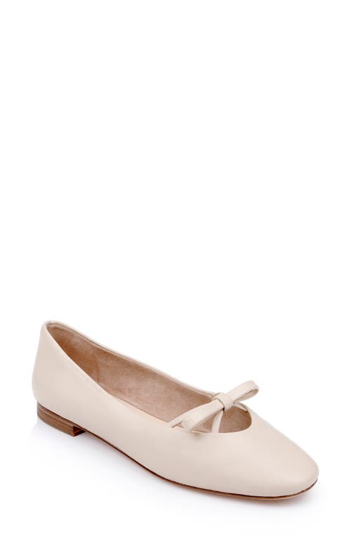 Shop Dee Ocleppo Dixon Mary Jane Ballet Flat In Butter Leather