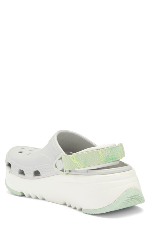 CROCS CROCS HIKER XSCAPE MARBLED PLATFORM SLINGBACK CLOG