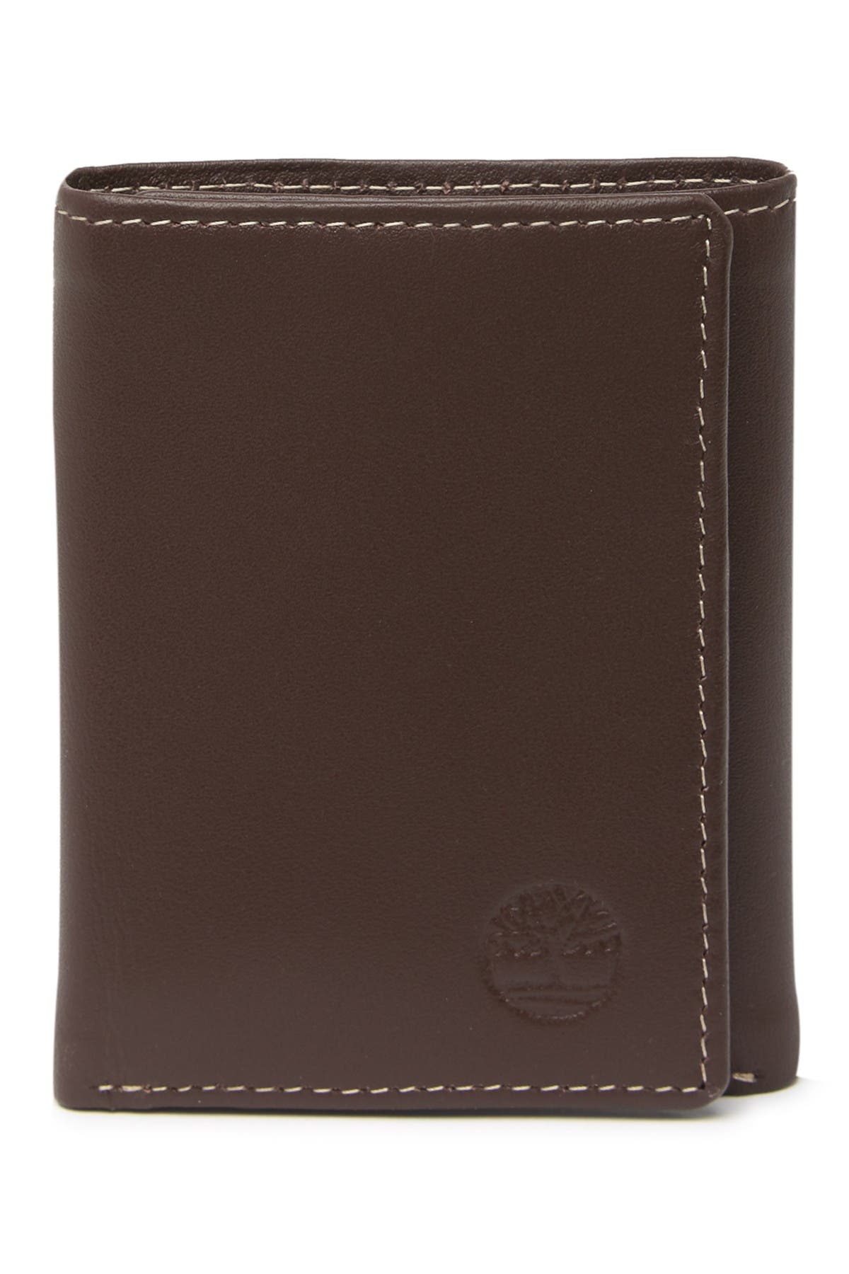 timberland trifold leather wallet