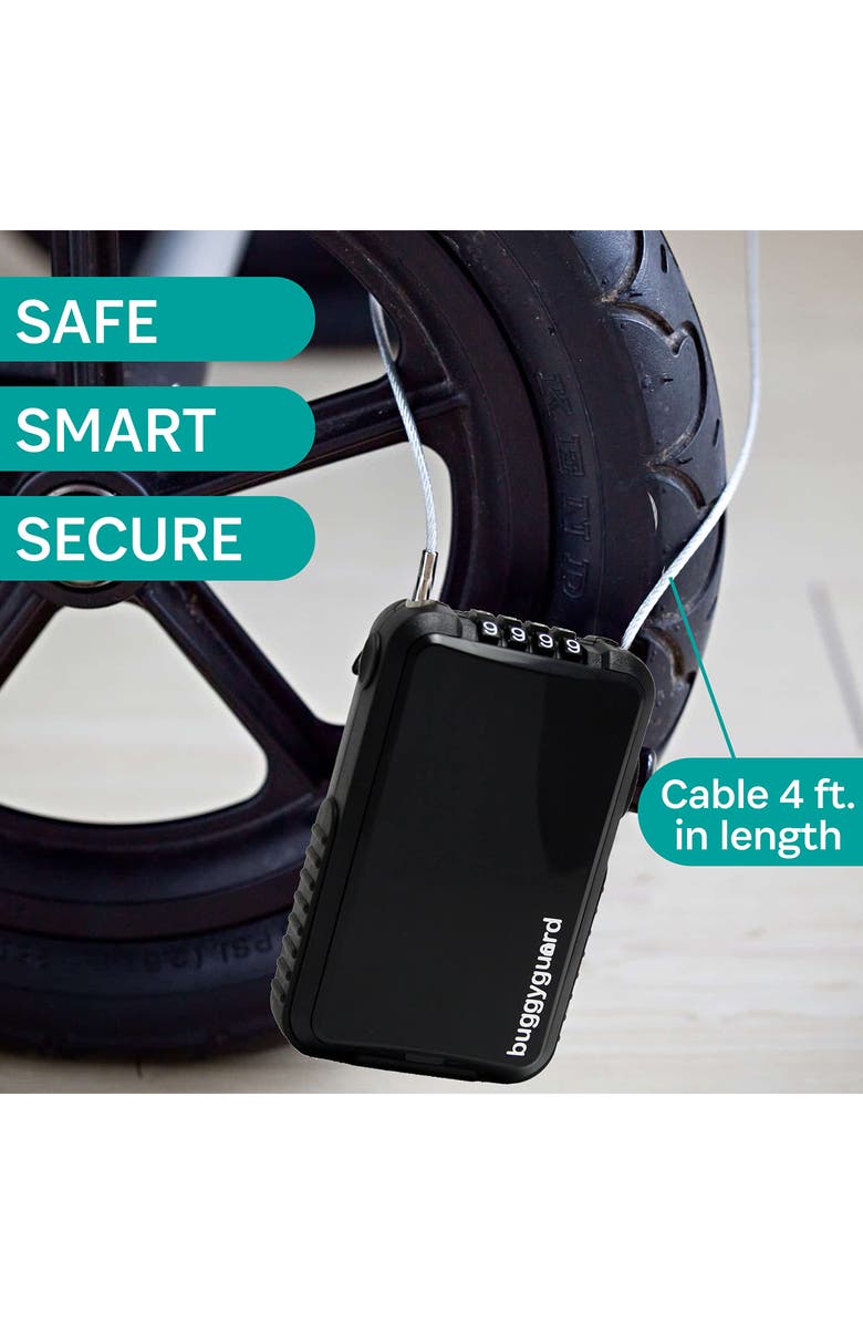 BuggyGear Travel Ready Stroller Lock, Alternate, color, Black