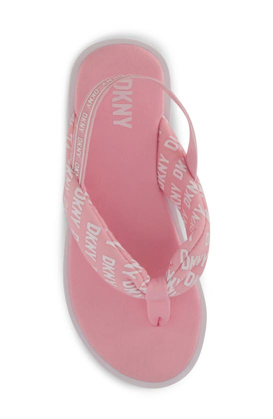 DKNY KIDS' NIA LOGO FLIP FLOP