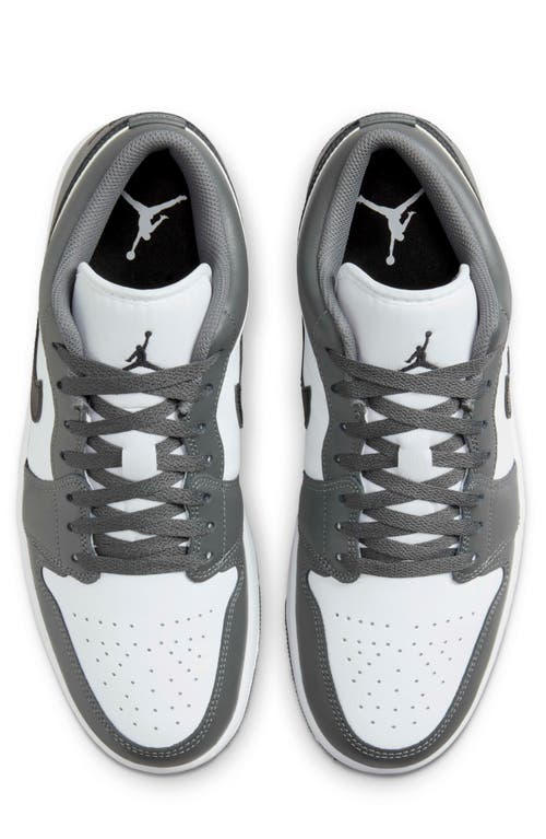 Shop Jordan Air  1 Low Sneaker In White/iron Grey/black