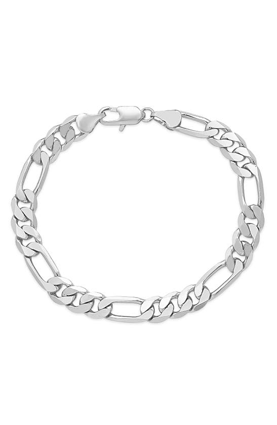 STERLING FOREVER FIGARO CHAIN LINK BRACELET