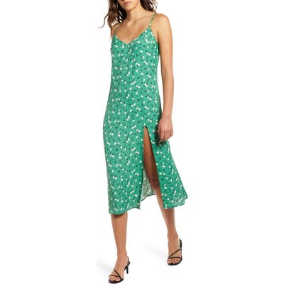 Reformation Crimini Slipdress, Green