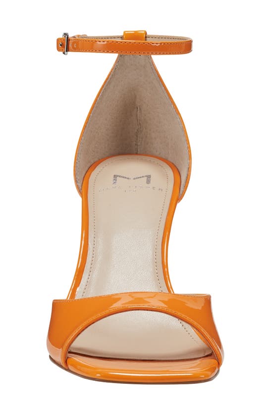 Shop Marc Fisher Ltd Camira Ankle Strap Wedge Sandal In Orange