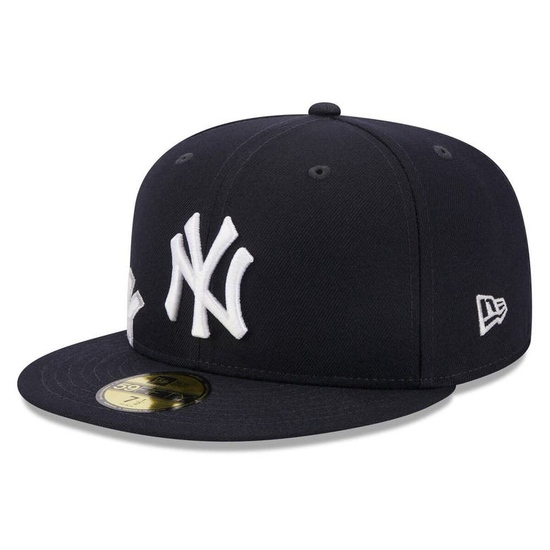 New Era Navy New York Yankees Arch 59fifty Fitted Hat | ModeSens
