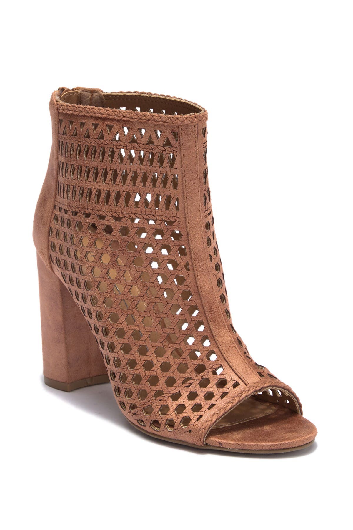 Report | Perforated Peep Toe Bootie 