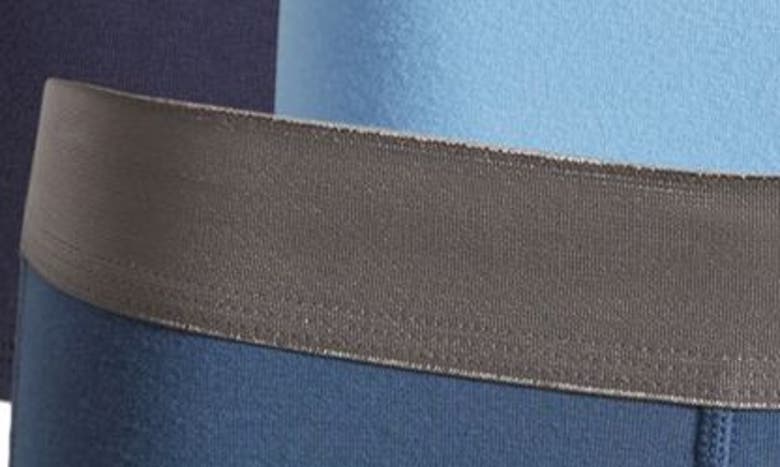Shop Nordstrom 3-pack Modern Cotton Boxer Briefs In Blue Lake Multi