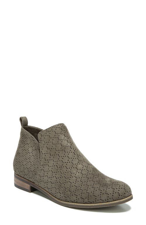 Dr. Scholl's Rate Perforated Bootie in Olive Fabric