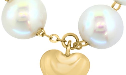 Effy 14k Gold 6mm Freshwater Pearl Necklace In White