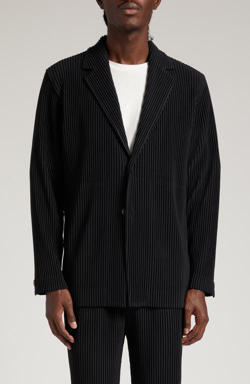 Homme Plissé Issey Miyake Basics Pleated Blazer in Black at Nordstrom, Size 2