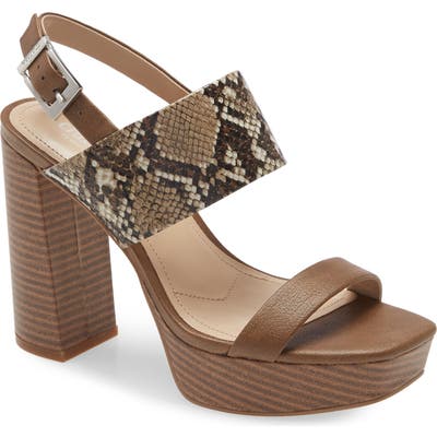 Charles By Charles David Idiom Platform Sandal- White