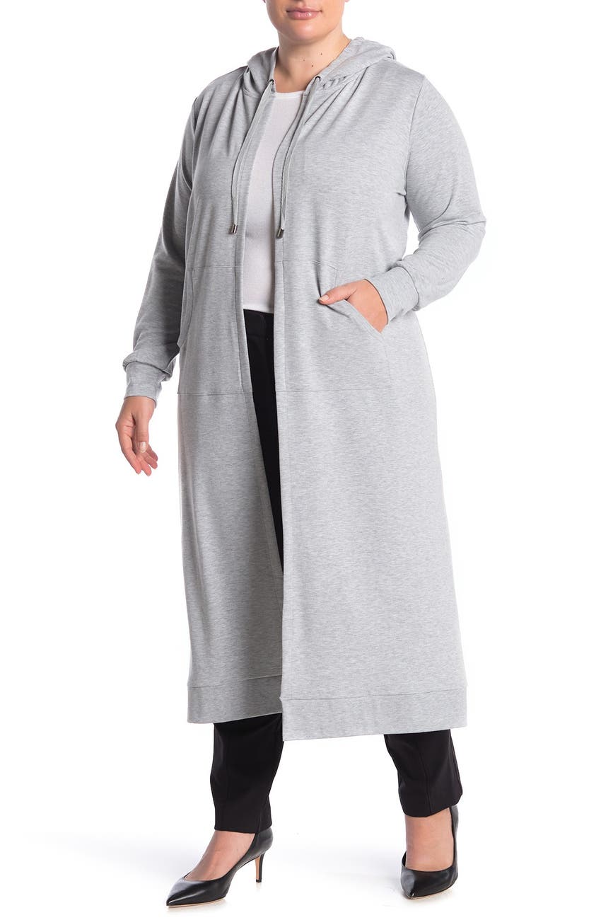 Cyrus Long Sleeve Open Front Hooded Cardigan Nordstrom Rack