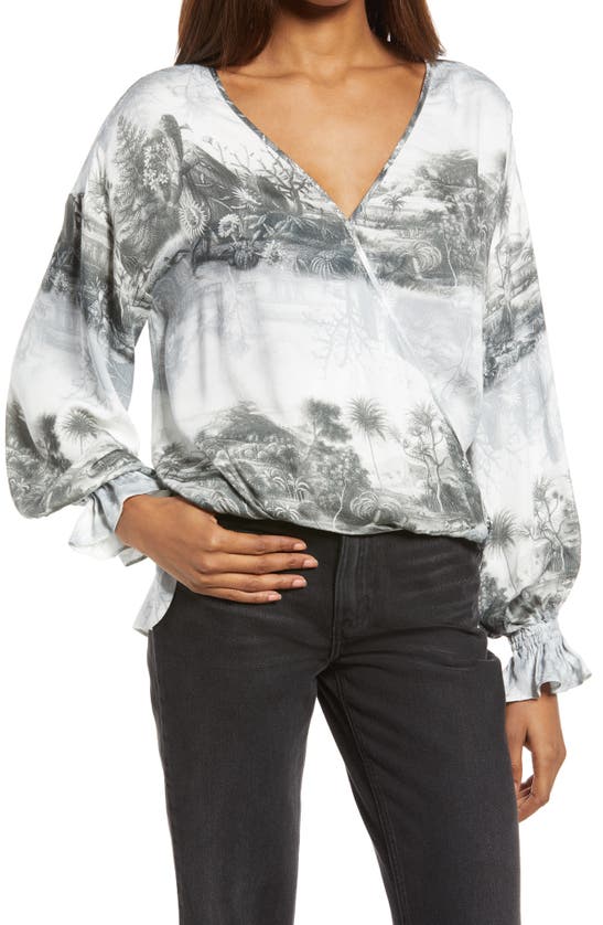 Click to view more detailed imagery on our partner's website Allsaints Penny Illusion Long Sleeve Top In White