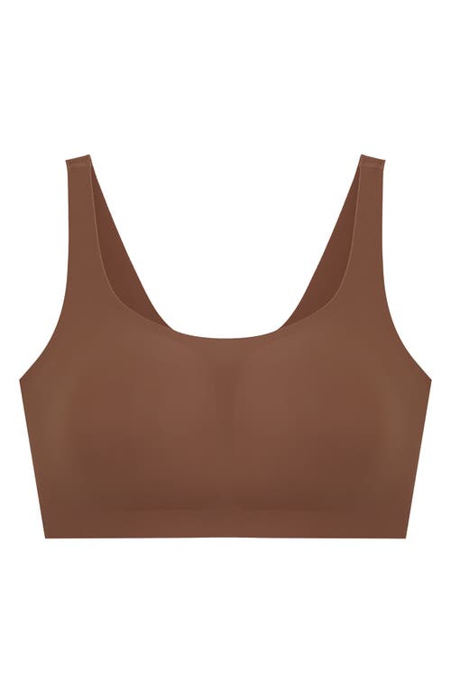 Shop Evelyn & Bobbie The Bobbie Scoop Bra In Clay