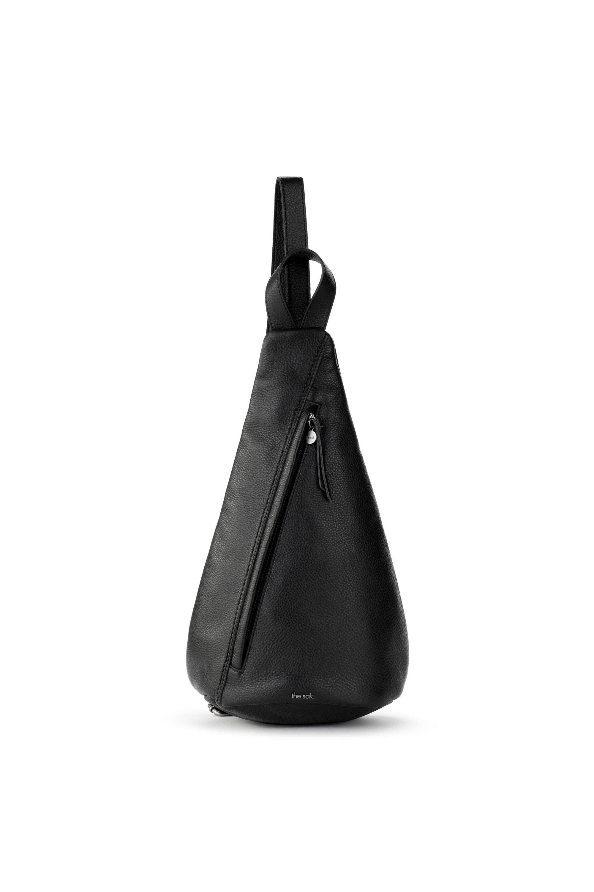 The Sak Geo Sling Rucksack Aus Gehäkeltem Leder – Vegan, Nachhaltig, Vielseitig Tragbare Umhängetasche