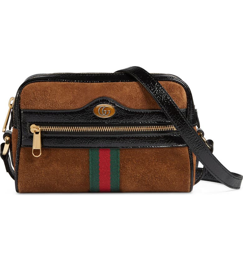 gucci crossbody bag nordstrom rack Gucci Ophidia Small Suede & Leather Crossbody Bag | Nordstrom