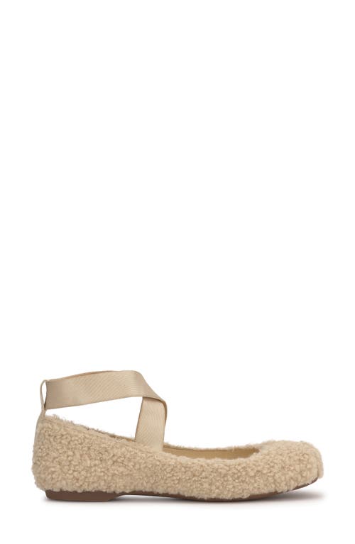 Shop Jessica Simpson 'mandalaye' Leather Flat In Natural Brown