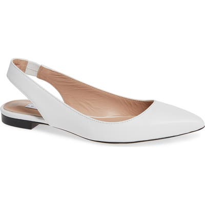 James Chan Nakasey Slingback Sandal- White