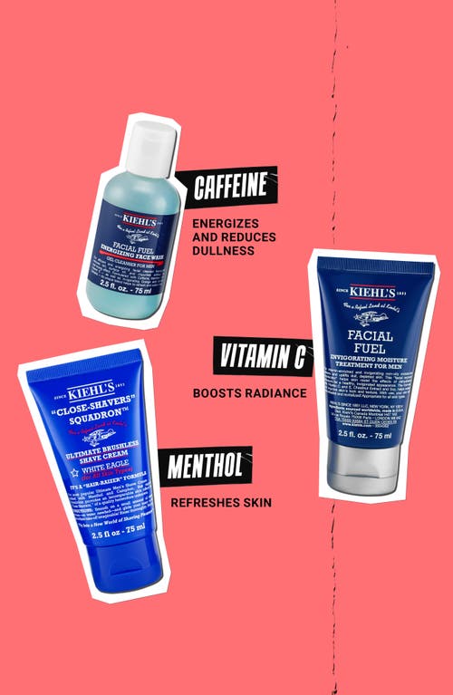 Shop Kiehl's Since 1851 Shave It Off & Take It Off Skincare Gift Set $62 Value In No Color