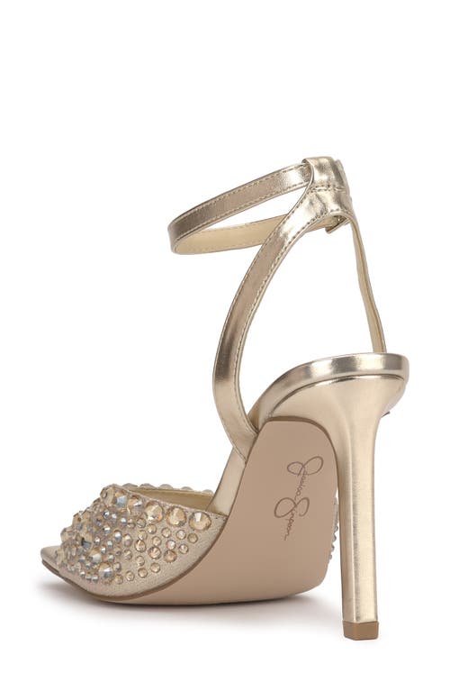 Jessica Simpson Lendall Ankle Strap Sandal In Champagne