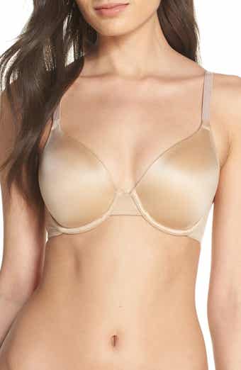 NORDSTROM BACKLESS STRAPLESS NUDE ADHESIVE BRA SIDE TABS PADDED PUSH UP B  CUP