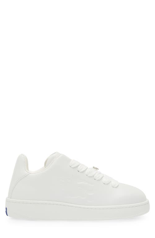 Shop Burberry Box Sneaker In White